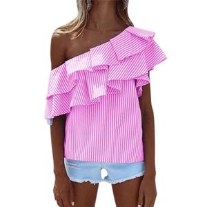 Ruffle Blouse Off Shoulder Summer Top